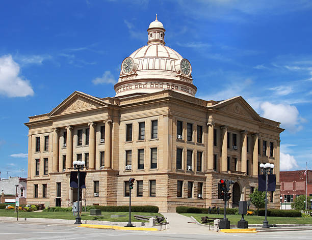 istock City Hall Building in Lincoln, Illinois 106449518