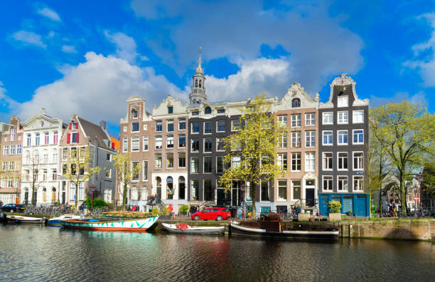 istock Houses of Amstardam, Netherlands 1064510780