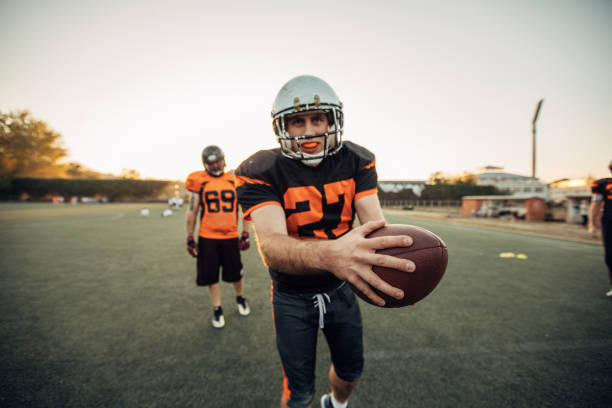 istock Football Players During Game 1064516844
