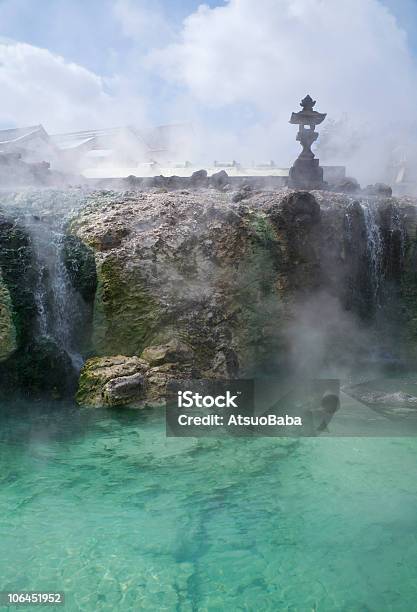 Japanese Hot Springonsen Stock Photo - Download Image Now - Blue, Cloud - Sky, Color Image