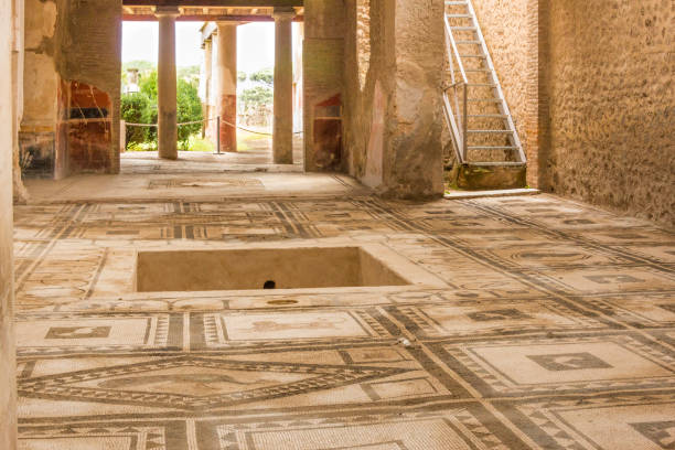 istock Mosaic at Pompeii ruins 1064519936