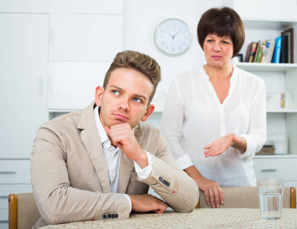 istock woman tries to persuade man 1064522466
