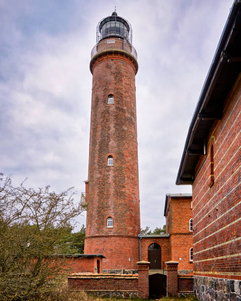 istock Natureum and Lighthouse Darsser place, near Prerow, Germany 1064524310