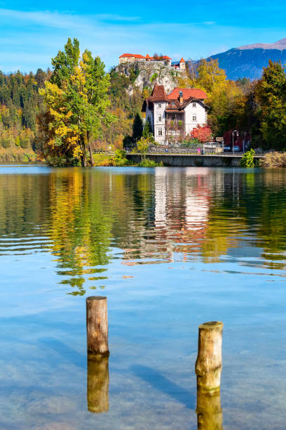 istock Lake Bled and castle in autumn, Slovenia 1064530098