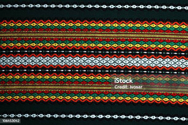 Colorfull Tradizionale Ricamo Bulgara - Fotografie stock e altre immagini di Artigianato - Artigianato, Bulgaria, Immagine a colori