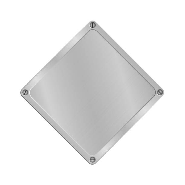 istock frame of metal on aluminium plate 1064532860