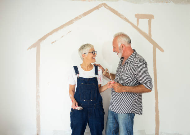 istock Couple remodeling their home 1064536786