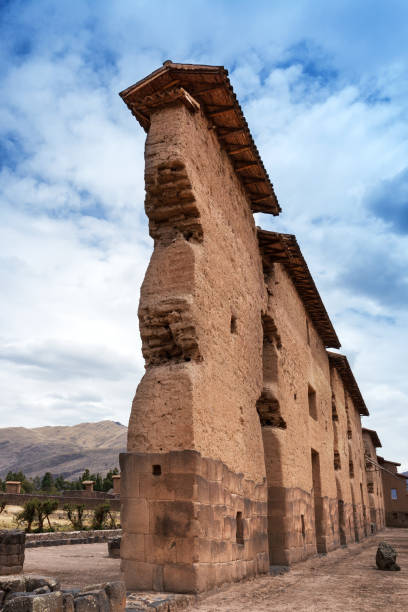 istock wall temple of Wiracocha, Raqchi. Peru 1064538810