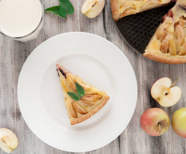 istock Homemade traditional apple pie. 1064549632