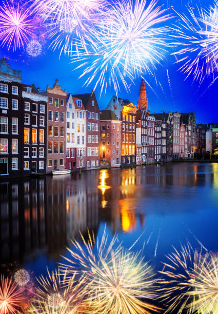 istock Houses of Amstardam, Netherlands 1064555818