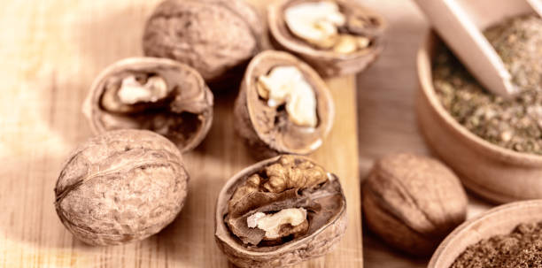 istock walnuts and dry spices close-up 1064559574