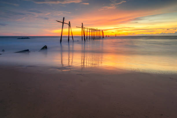istock Pilai bridge, the old bridge at Phangnga, Thailand 1064565360