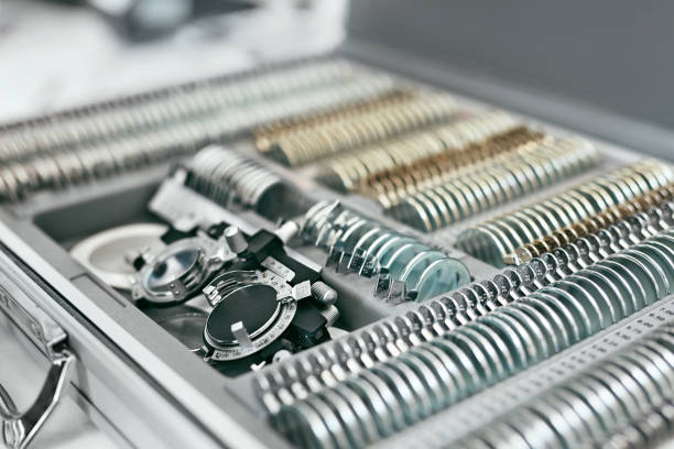 istock Ophthalmology Medical Equipment, Tools For Eyesight Exam Closeup 1064565862