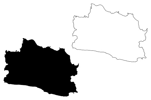 West Java Map Vector Stock Illustration - Download Image Now - Abstract ...