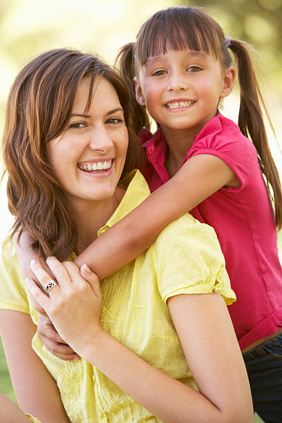 istock Mother And Daughter Together In Park 106456863