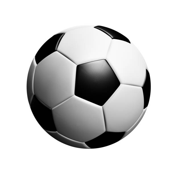 istock Classic soccerball isolated on white background 1064568632
