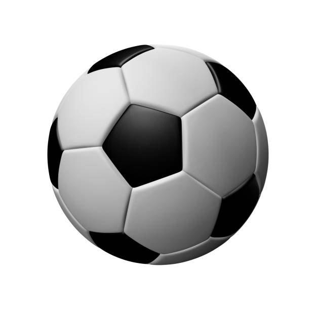 istock Classic soccerball isolated on white background 1064568646