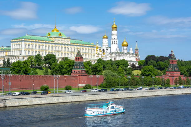 istock Moscow Kremlin and Moskva river, Russia 1064571000