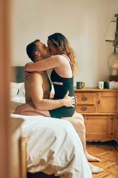 every morning should be like this - infidelity sensuality couple men imagens e fotografias de stock