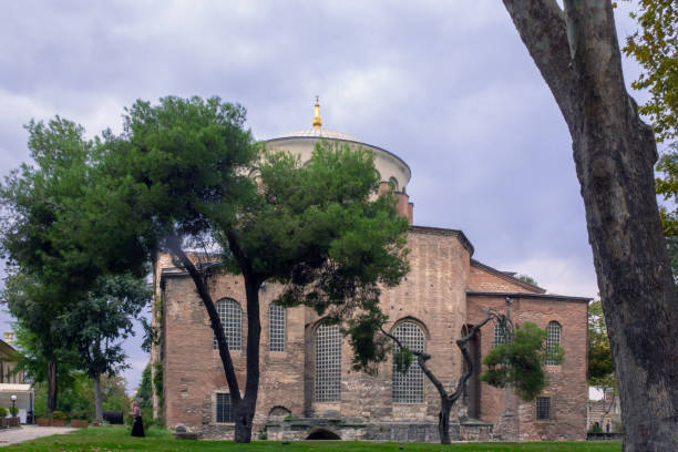 istock Mosque  against a cloudy sky in Iistanbul 1064575702