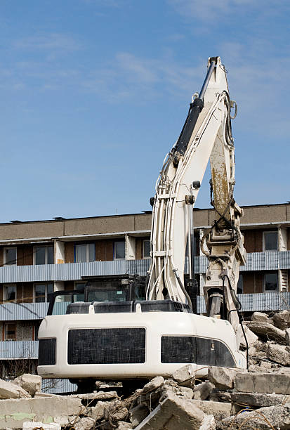 house demolition  schutt stock pictures, royalty-free photos & images