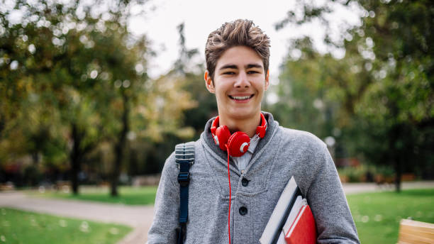 istock Teenage boy in the park 1064576298