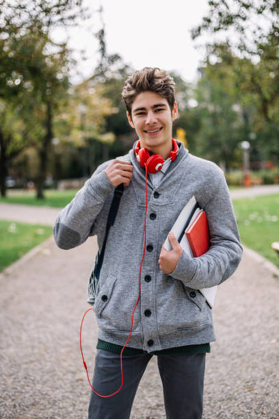 istock Teenage boy in the park 1064576506