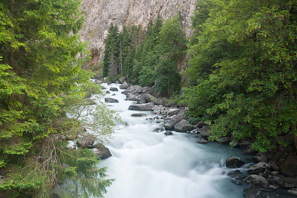 ravine in Verney Dora stock photo