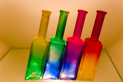 Bottle,  Color, Graphic, Abstraction
