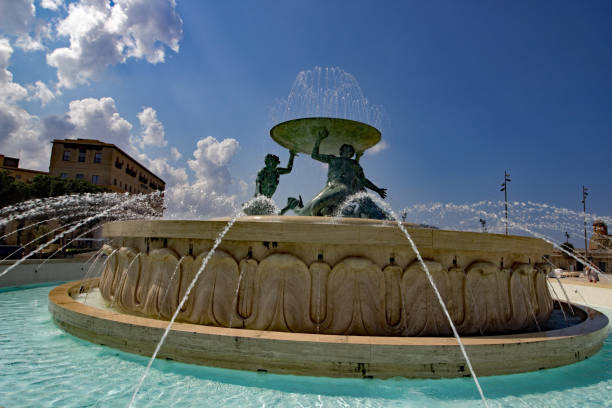 istock Triton Fountain at La Valletta Malta 1064582954