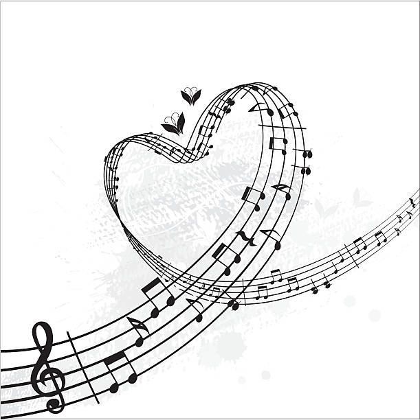 музыка от сердца баннер - music musical note sheet music musical staff stock illustrations