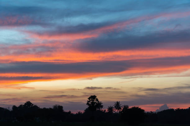istock Sunset / sunrise with clouds beautiful sky 1064588548