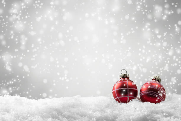 istock red christmas balls in snow cover 1064590910