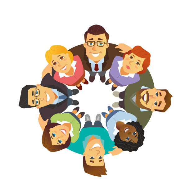 Business Team Cartoon People Character Isolated Illustration Stock  Illustration - Download Image Now - iStock