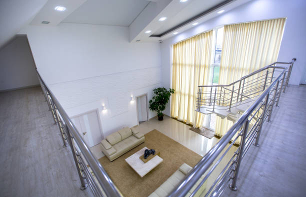 istock interior of the house from the second floor 1064595042