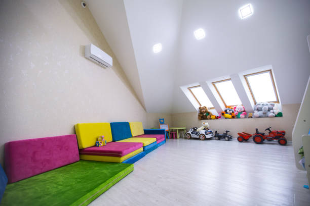 istock interior of a large children's room 1064595158