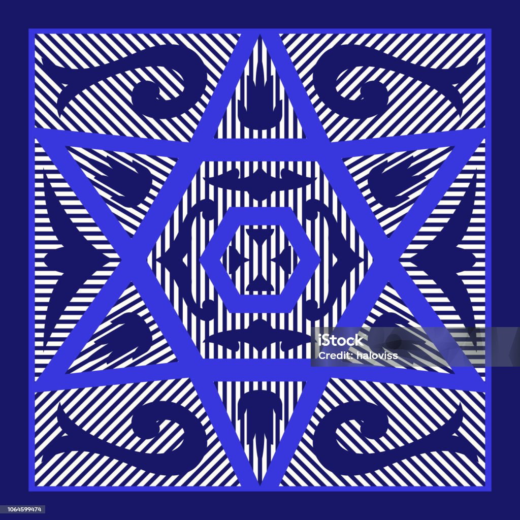 Pattern Shafran Scarf Pattern Stock Illustration - Download Image Now - Abstract, Art ...