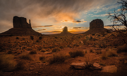 Sunrise at Monument Valley State Park