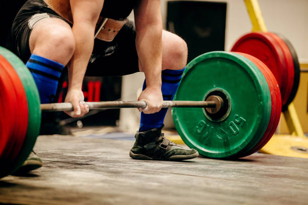 istock man powerlifter exercise deadlift competition powerlifting 1064603626