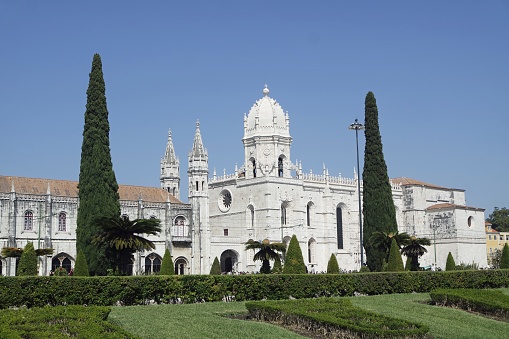 magnificent Jerónimos Monastery of belem near lisbon