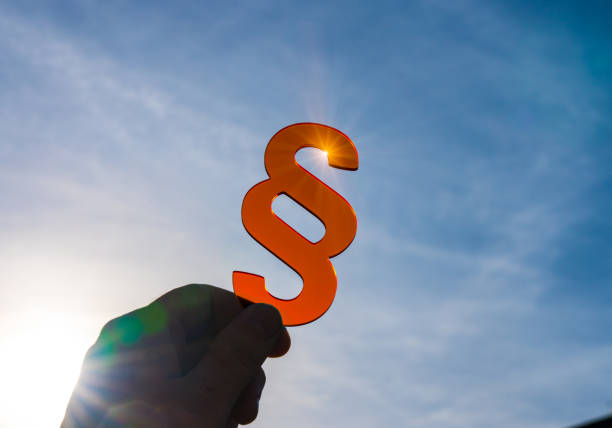 istock Symbol of Justice - paragraph section sign 1064604638