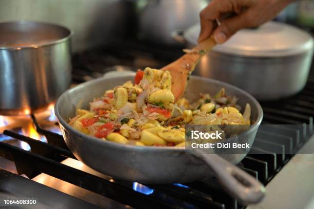 Ackee And Saltfish Stock Photo - Download Image Now - Food, Jamaica, Ackee