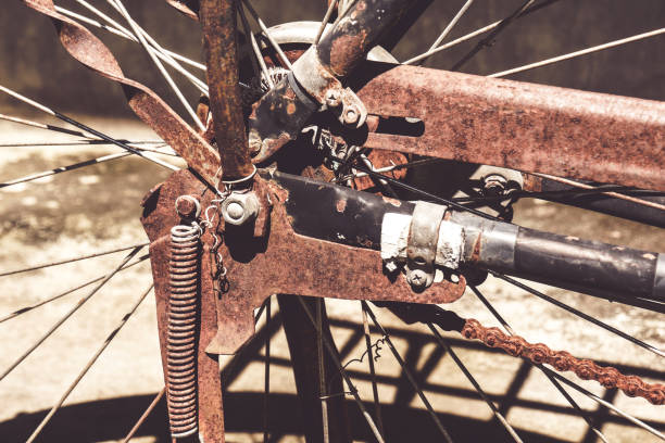 istock Old rust Metal grunge texture background Distressed wallpaper 1064611690