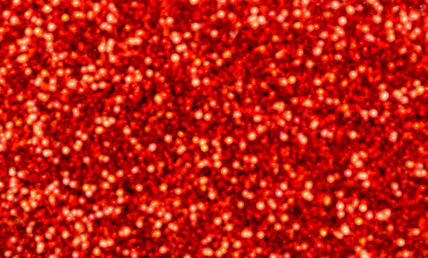 istock Red glitter paper texture 1064618860