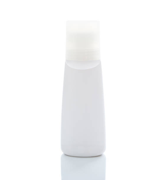 istock One white deodorant bottle template isolated on white background. 1064623024