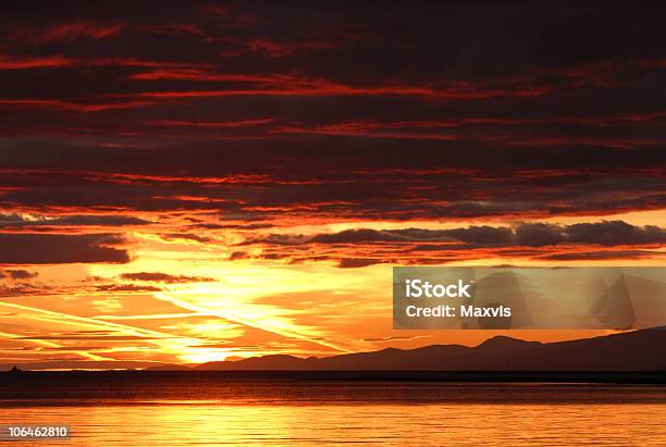 Moody Sunset Stock Photo - Download Image Now - Beauty In Nature, Cloud - Sky, Cloudscape