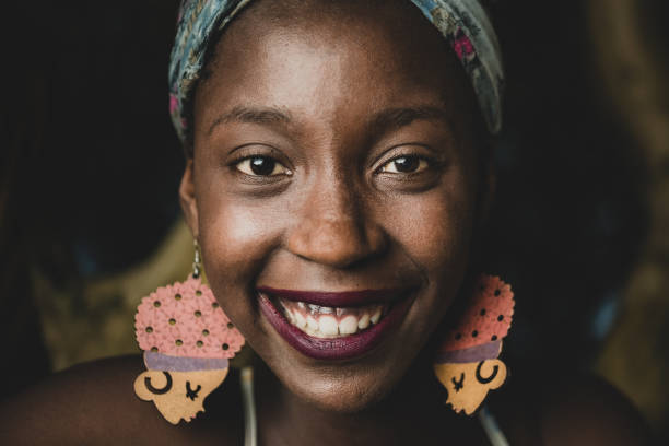 istock Beautiful afro young woman 1064631026