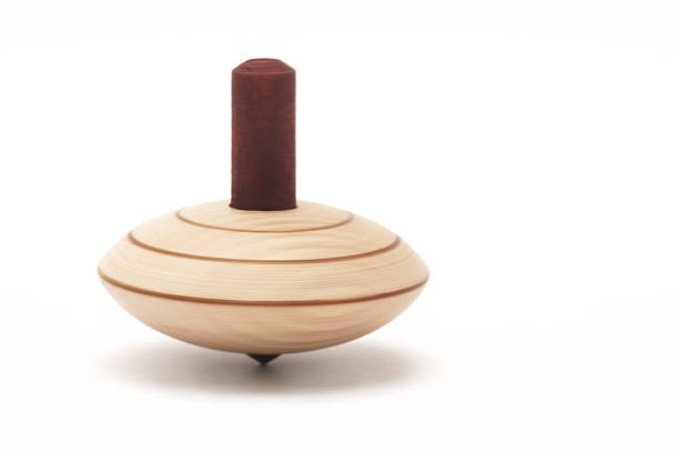 istock Spinning top, children's toy 106463117