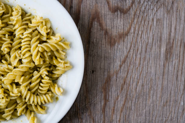 istock Directly Above Shot Of Pasta In Plate On Table 1064631754