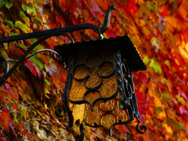 istock The lantern and autumn 1064645988